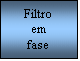Text Box: Filtro
em
fase
